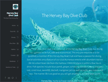 Tablet Screenshot of herveybaydiveclub.org